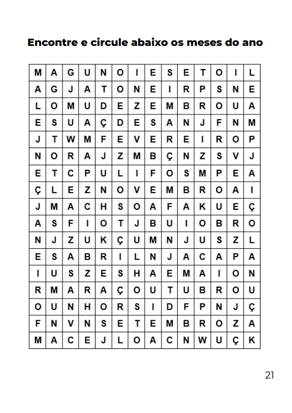 Exemplo de atividade cognitiva 5